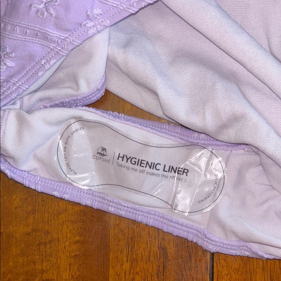 Cupshe Lilac Floral Swimsuit - Picture 3 of 6